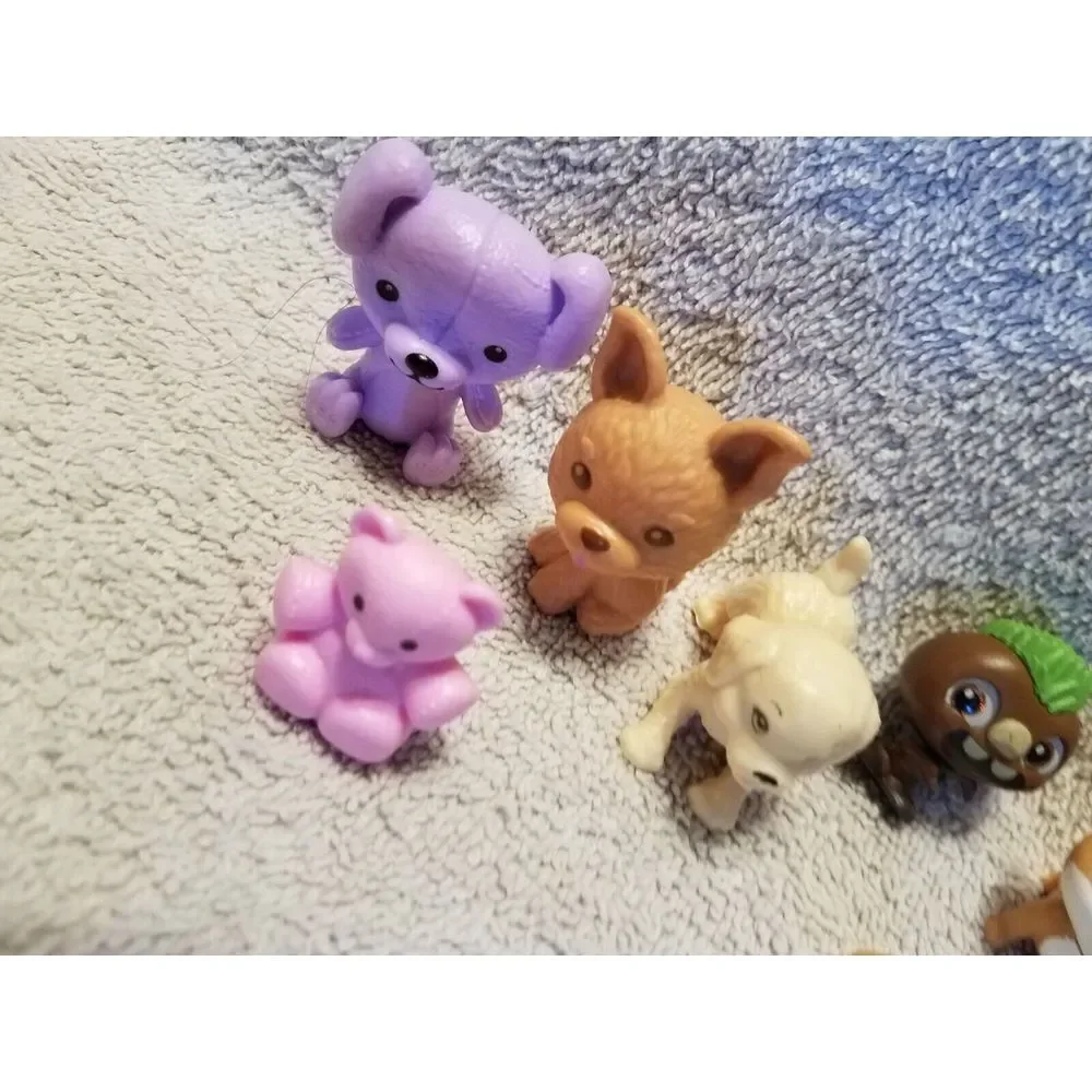 Barbie animal figures Cats dogs Bears pet lot Chelsea & Doorable Disney Lot of7